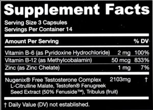 nugenix ingredients effects side facts ultimate safe testosterone does guide supplement booster enhancement male