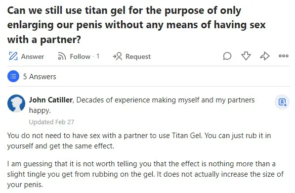 Titan Gel Qora Review